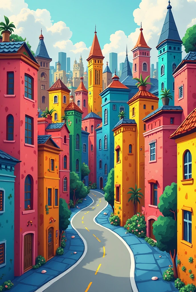 comic buildings