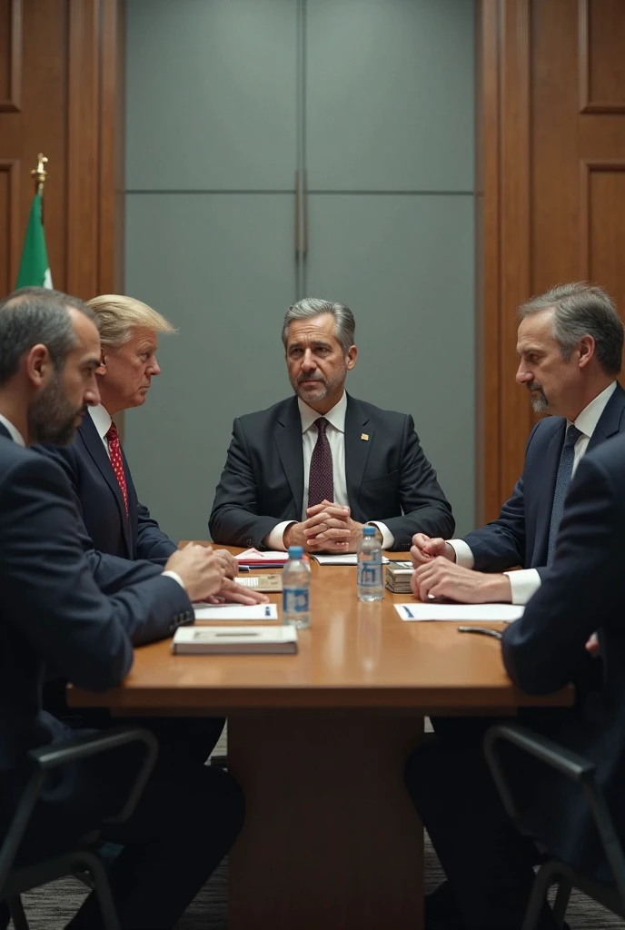I need a picture of Trump, Putin and Mahmoud Abbas