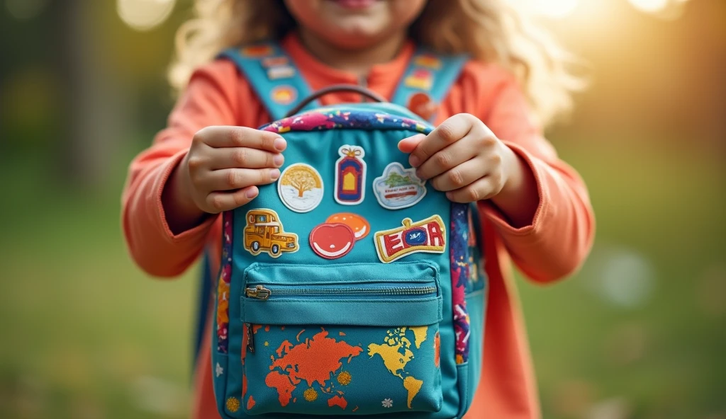create realistic professional children's drawing pictures with cute cute boy blond 10 years old bright blue eyes with charming smile cute enigmatic in blue hoodie
over his head, and a golden book in his hand
with fruit trees, vegetables
colorful dishes for children an outdoor feast with fruit juices
with children playing in the green field with flowers happy cute animals