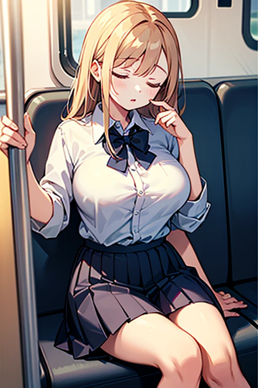 Showing nipples under a white shirt、Embarrassed expression、Showing nipples under a white shirt、blush、Glamorous look、Black Skirt、light cream hair、short hair、、、Japanese 、、in the train、strap、、8hair,masterpiece、light cream hair、short hair、、Japanese 、、、blush、、Showing panties、Please lift your skirt、blush、in the train、strap