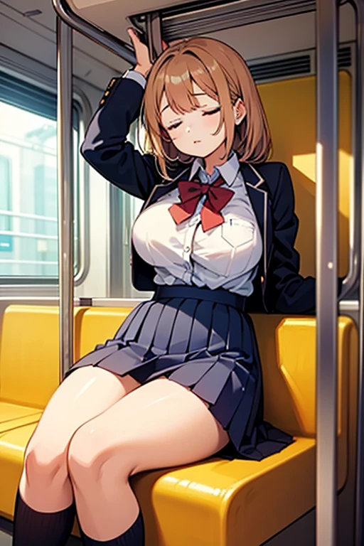 (((Spread your legs、光沢ofある下着))、(((Accentuate your breasts)))、Highest quality, 8k, masterpiece :1.3)), whole body, Sharp focus :1人of少女,光沢ofある肌,Sexy pose,Highest quality,Tabletop,shape,Very delicate and beautiful,Hmph,8k壁紙,wonderful,In detail,Official Art,Very detailedなティッカーUnity 8k壁紙,Incredibly ridiculous,Large file size,Very detailedな,High resolution,Very detailed,美しい詳細な女of子,Realistic,X-ray,The queue is full(of,(((mini skirt、Uniform Blazer)))、(((Big Breasts)))、(((train、trainof車内)))、胸of谷間 、((金色of長い髪、Panties worn))、mini skirt、松Book乱菊、Sexy pose、Hairstyle: Long hair、Hand2Book、