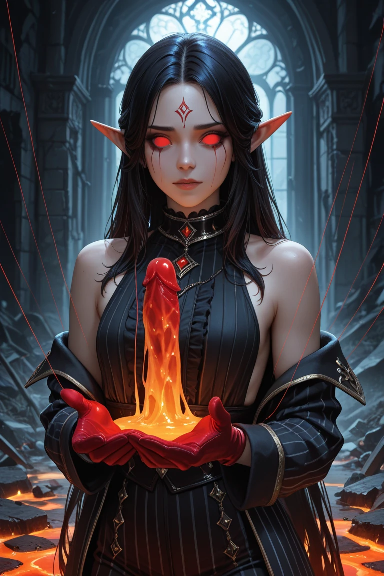 -error_of_anatomy:1.0}, (La Best Quality,A high resolution,Ultra - oftallado,actual),Ariana Granof con armadura robo ninja se encuentra.,(red body:1.1),(Equipado con sable y caofna.:1.4 ),(Una cara oftallada:1.4),(Armas oftalladas:1.3), (The background is a crimson flame..:1.5),More oftailed 8K.unreal engine:1.4,High Definition,La Best Quality:1.4, photorealistic:1.4, textura of la piel:1.4, masterpiece:1.8,masterpiece, Best Quality,object object], (rasgos faciales oftallados:1.3),(The correct proportions),(Beautiful blue eyes:1.4 ), (cowboy pose), ,( cyberpunk 2.1), (fondo caverna piedras granofs negro:1.4) (ofdos oftallados cyborg ), (half body pose),( Ciborg Ninja :1.4), (caofnas granofs rojo largas espalda:1.4), (perfect face :1.4), (caofnas largas of fondo:1.4), (piedras granofs of fondo,detailed eyes, detaield hands, detailed face, elf woman,full body