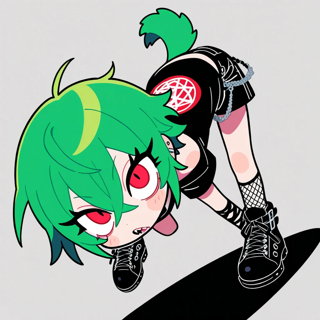 detailed fearsome warrior , realistic beautiful fit street punk 1girl, wearing (glasses), (teal hair), black eyes, medium hair. wearing ((army-colored latex matrix suit)) vibrant colors, colorful