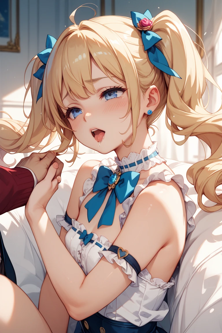 masterpiece,Highest quality,One girl,alone,blonde hair,Prostitute,