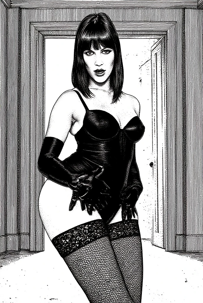 The beautiful girl in lace top and leggings is sitting astride a pile of skeletons in the center of the picture. She is holding a trembling sausage with juice squeezed out in her hand and smiling. There are multiple comic storyboards in the background,cbt, sausage bondage,sausage insertion,Sexy, trampling sausage with high heels heel,(masterpiece, best quality:1.2),1 beautiful girl,sexy,comic storyboard:2, leggings, sit astride, axially symmetrical:2, ,femdom,sounding,cbt,hold,smile,colorful,leggings,thin gap,cameltoe,insertion,trembling,juice,spray, Long hair,Lace top,Sexy, Shiny leggings, High heel,cleveage, trampling, in forest, saliva , Mucus,