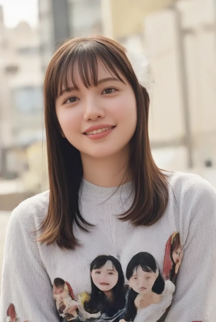 score_9, score_8_up, score_7_up, (8k, super high resolution,  top quality, Masterpiece, Photorealistic, Ultra-high definition), (((White shirt))), ((large full breasts))