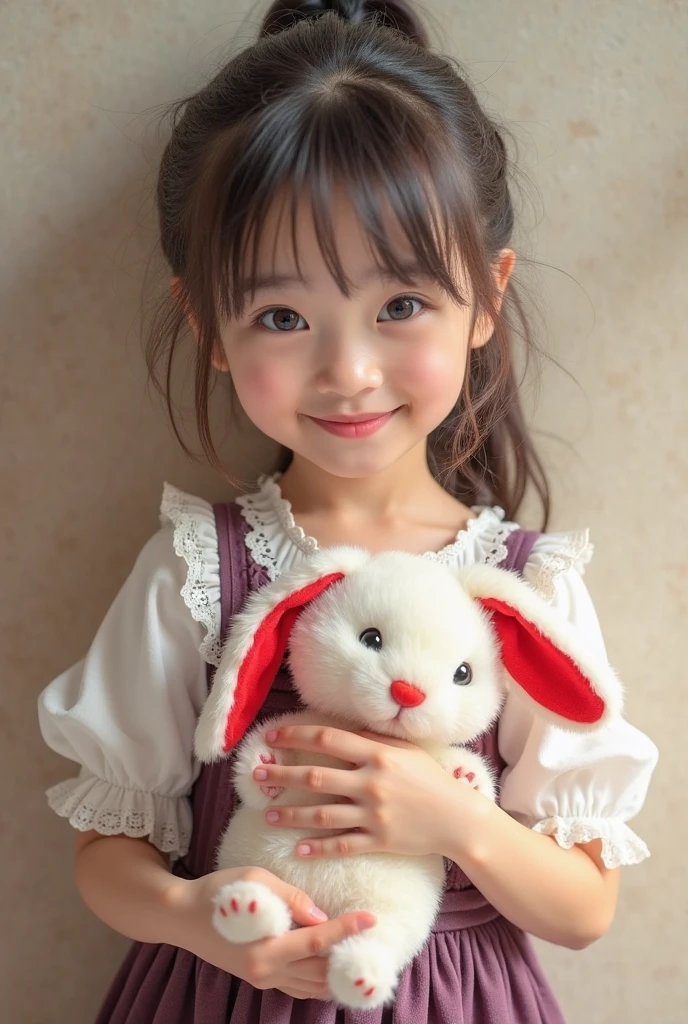 Has real rabbit ears、cute15Year old girl、