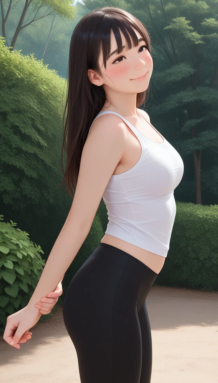 (​masterpiece:1.3), (in 8K, Photorealsitic, Raw photography, Top image quality: 1.4), Sunlight from the front、japanes, (1girl in), a beauty girl, High school students, (((Volleyball uniform that covers from the upper body to the stomach、Lower body turquoise bloomers used in Japanese schools, conservative design, Bloomers are dark blue、tight fitted、Seam loom made of thin fabric, Stretchy fabric covers a wide area around the waist、Length from belly button of bloomers、((Low leg cut))、Also covers the groin area), ((Bulge of the pubic hill:1.4)), Hands are behind your back、(Outdoor athletics stadium background), (Lighting from the front、There is no shadow on the front of the body), Beautiful hairstyle, realisticeyes, Eyes in Beautiful Details, (real looking skin), Beautiful skins, enticing, 超A high resolution, A hyper-realistic, high detailing, the golden ratio, (Detal Face:1.2), see the beholder,masutepiece, Best Quality, Ultra-detailed, finely detail, hight resolution, Composition of the whole body、Glossy thighs、超A high resolution、professionally lit、Photon mapping、Radio City、physically-based renderingt、Cinematic lighting、depth of fields,Focusing,Sun'rays,Good composition,(Bokeh:1.2), (((1 17-year-old girl))), Double eyes、Open Legs Pose、Bold legs open、Beautiful detailed eyes, fitness wear, Natural Color Lip,Photorealsitic、realisitic、独奏、Photorealsitic、top-quality、extra detailed face、extremely detailed eye and face、beatiful detailed eyes、absurderes、incredibly absurd hair growth、Wavy hairstyle、Middle hair、(extremely details CG、8K wallpaper is so delicate and beautiful)、beautiful lighting、Perfect litthing、realistic shadow、Detailed skin、ultra-detailliert、detailed faces and eyes、Realistic eyes Beautiful face with sharp eyes、plein air、japanese high school、blurry backround、shinny skin、Blunt bangle body composition, looking in camera, Japan Female, 17 age, Perfect beauty, Pore-visible texture, Perfect facial features, clear bare skin, clear bare skin, Beautiful toned body, Legs 