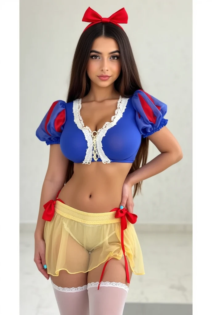 Estudante bonito e esguio, em escandalosamente revelador, com midriff exposto, in her dorm room, Busto natural muito pequeno, UHD, fantasia, Acenando