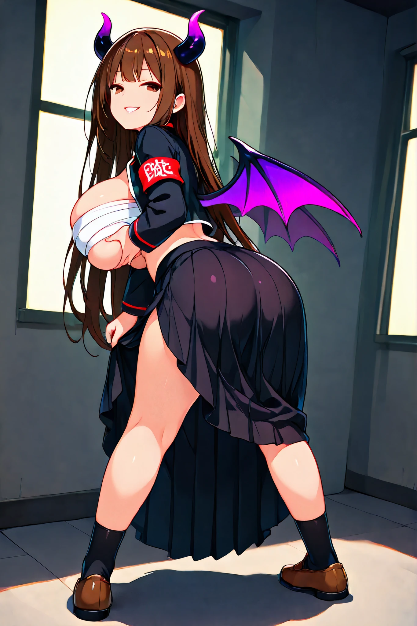 {-erro_de_anatomia:1.0} (best quality,4k,8k,highres,masterpiece:1.2) (masterpiece, top quality, best quality, official art, beautiful and aesthetic: 1.2), (1 woman: 1.3) Succubus girl, long pink hair , opal eyes, (crystal eyes) succubus wings, magenta clothes, pant,  gloves, attractive, moonlight, dinamic poses, perfect hands (perfect fingers), angry face, dinamic poses, walking on the ground, backwards, looking back