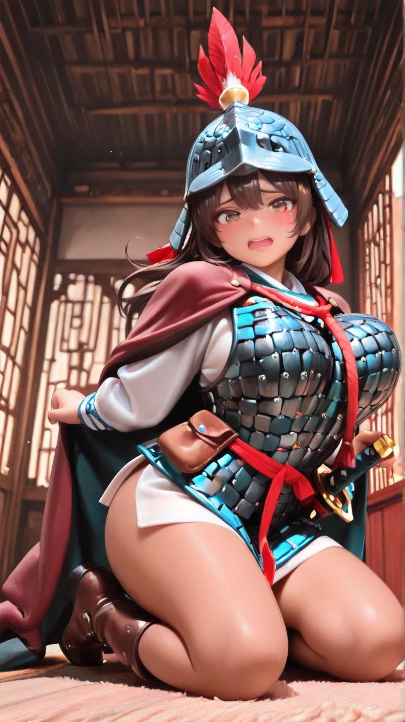 (Japanese women)、(War Goddess)、(Female generals)、(Warrior Princess)、(Old Japanese Armor)、(Black Hair)、(ponytail)、(Carrying a Japan sword on your back)、(True to prompts)、((look back))、((View your viewers))、(Rear View)、(Glaring with sharp eyes)、(Super big breasts),(Super big ass)、((Squat))、(Spread the word your legs)、(Showing pussy)、(Showing anal)、(Anal plug)、(((Please put your hands on your buttocks)))、(Spread the word your ass)、(Spread the word)、((To pee))、(Busy Street)、(Many people々々々々々々々々々々々々々)、(sunny)、(blue sky)、(Best lighting)、{{{Browsing Caution}}}、{{{masterpiece}}}, {{{Highest quality}}}, {{ultra-detailed}}, {{shape}}, {{{Very delicate and beautiful}}},{{extremely detailed CG}}、{{unity 8k portrait}}、{{Fabric Shading}}、{{super detailed skin}}、{{Perfect Anatomy}}、{{detailed}}、{{Dynamic Lighting}}、{{{beautiful detailed eyes}}}、{{{beautiful detailed Face}}}、(Perfect Legs)、(Perfect breasts)、(Perfect pose)、(Perfect body)