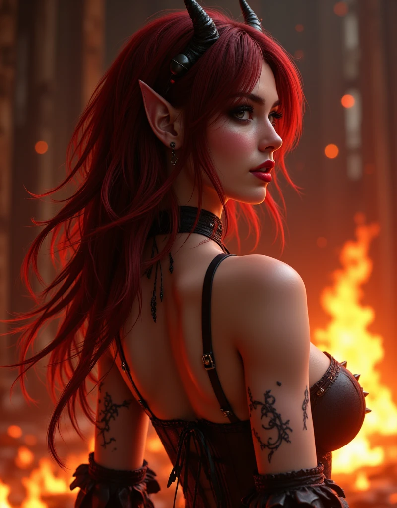 book cover asteroid armaggeddon, , full body of a woman with a stupid face of Winona Ryder morphed with Angelina Jolie with red hair and a city skyline, spider web lace, cracked glass canvas decoration, delight face, extremely laughing, the most gigantic breast, fantasy extremely long hair in the wind, huge moo in the backround, dan mumford tom bagshaw, in style of digital illustration, a beautiful artwork illustration, stunning digital illustration, stylized urban fantasy artwork, detailed matte fantasy portrait, epic portrait illustration, anna dittman, exquisite digital illustration, martin ansin artwork portrait, in style of dark fantasy art, red haired goddess