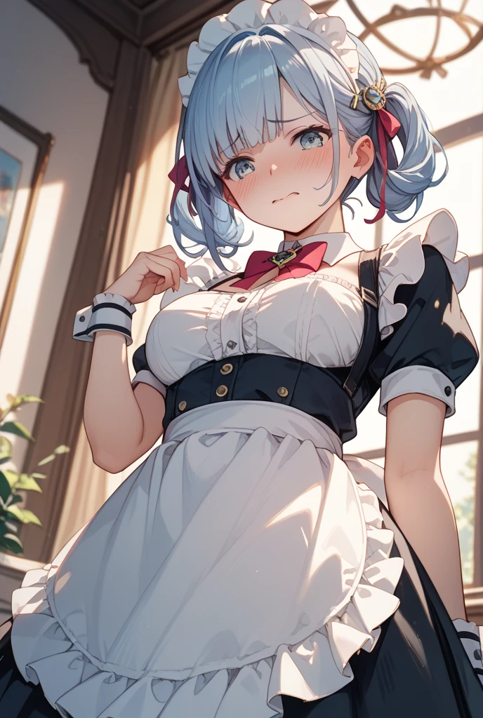 highest quality、High resolution、Detailed Background、(Beautiful face in every detail:1.4)、Anatomically correct、(Detailed facial expressions)、(Detailed eyes:1.2)、Beautiful women in their 20s、(Highly detailed face:1.4)、Cute hair colour、Braided bob cut、Braided Ponytail、Cute hairstyle、well-groomed eyebrows、Cute Eye Makeup、Cute Lip Makeup、Perfect body line、(Huge breasts:1.3)、Accentuate your breasts、Accentuate your cleavage、Glasses、Buckingham Palace、A big smile、Smiling、A fun atmosphere、Cute gestures、

(Two beautiful women taking a selfie with Buckingham Palace in the background:1.5)、

The base is a maid dress with a sailor-style collar.、
The collar is a sailor collar like a blouse, and the point is that there is a ribbon on the collar.、Dresses are generally knee-length or mini-length, and the hems are decorated with frills or lace.、
The dresses come in classic colors such as black, navy, and white.、
The ribbon on the collar matches the color of the dress.、The apron features a sailor-style collar.、
There is also a ribbon on the collar, adding a sailor element to the overall look.、
Choose the color of your apron to match your dress、
Black or navy knee-high socks and maid-style shoes with ribbons(Pumps or flat shoes)match、Pair it with stockings for a cute look.、
A headband with a ribbon is recommended.、Choose the color that matches your dress or apron、very beautiful