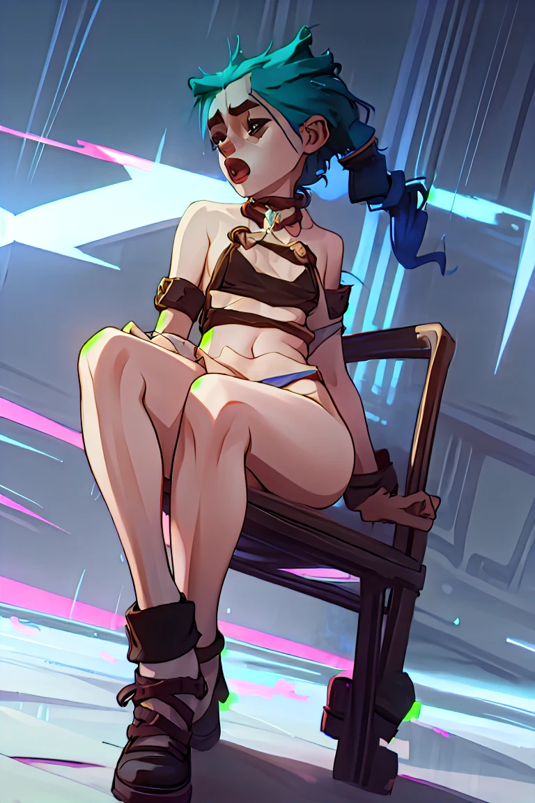 ((From before、True Face、Shot from a little below、Light up from below))、Beautiful and cute girl、(((stand、Twin tails)))、highest quality、ウルトラ - High resolution、High resolution、Highly detailed CG、8k unit wallpaper、17 years old、(((A detailed and beautiful face、Detailed and beautiful eyes,Very large breasts、Platinum Blonde Hair、contrast)))、((((( Brown Skin:2、Dark Skin:2 , Cleavage ,Moist eyes)))))、(Black glossy body:1.8),((Sunburn mark))、((((((loose socks、Sweat、Orange Micro Bikini、Glowing headphones、High heels、Knees wide open to the outside、Sitting on the throne、touch hair))))))