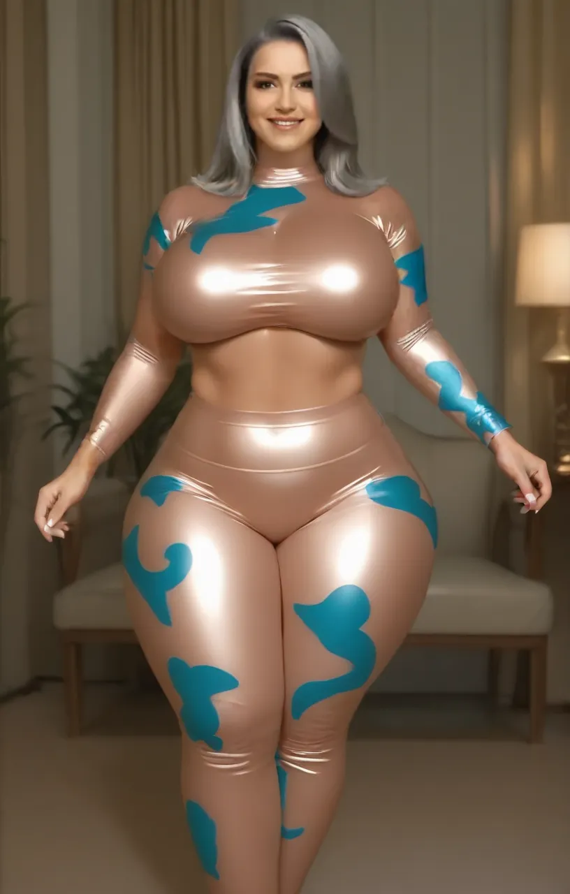 Cortana , nude ,(( piel azul ,sudorosa, abdomen grande, abdomen colgado, panza, sonrisa)), (vientre colgando, blue skin), cabello corto , Cuerpo con curvas, gigantic sagging breast, lying down , acostada sobre una plataforma circular con luz azul, ((acostada)), piernas abiertas, pussy, muslos gordos , muslos apretados, descalza, en una nave espacial,  Iparuputsua.