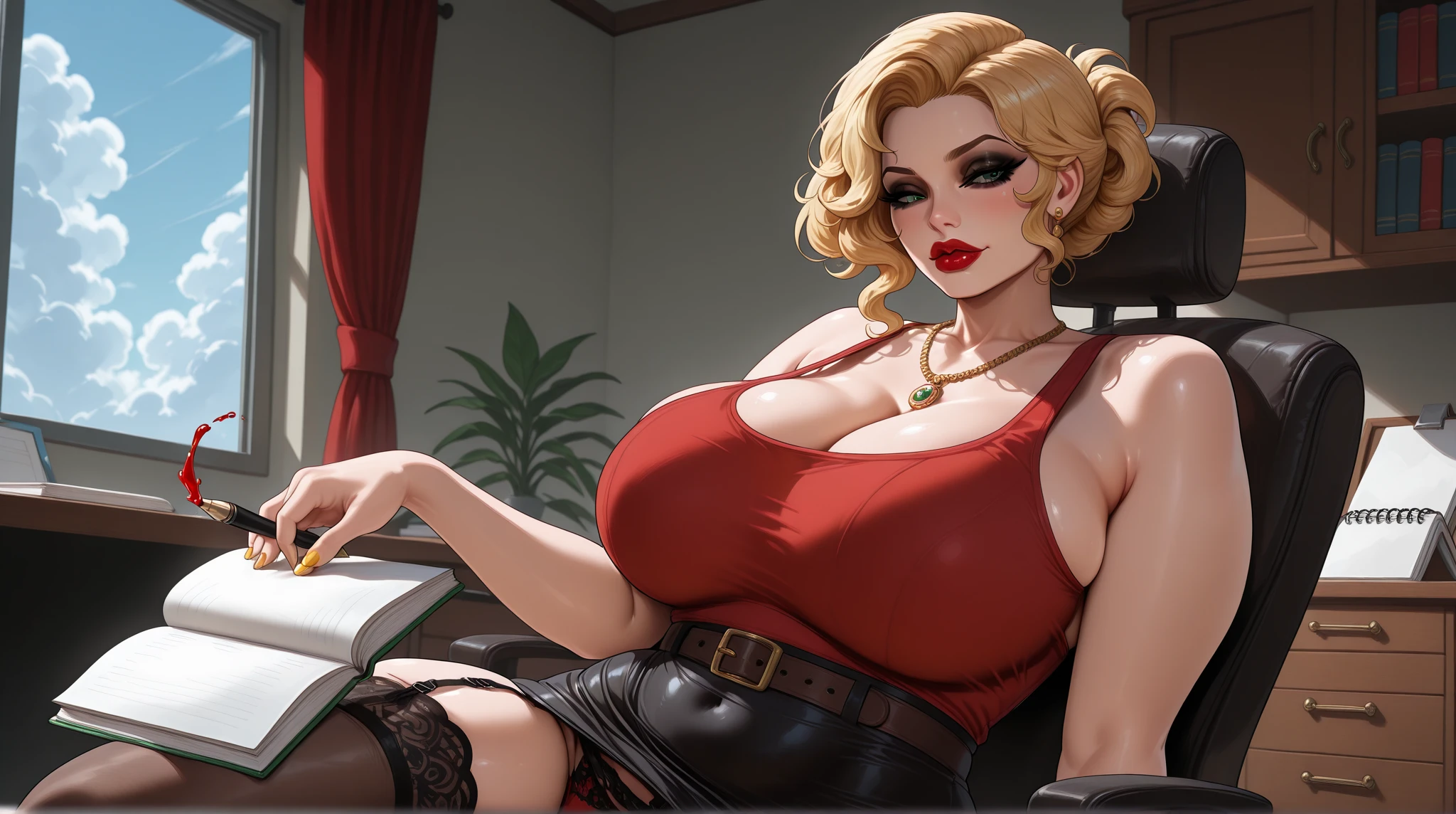 (masterpiece, Highest quality, Highest quality, Official Art, beautiful and aesthetic:1.2, Cinema Lighting、Key light at 45 degrees from the front, Subsidy light、Soft Backlight),
beautiful Face、Perfect round ass、the body is slim、Fit and body、Pale skin、blue eyes、Long eyelashes、Glossy face、Pervert woman、beautiful mature woman,
(Oily skin、Glowing Skin、Realistic skin texture、beautiful skin in every detail、Glowing Skin),
character: Kyoka Tachibana、31-year-old female、
accurate to the human body、Correct five-finger、The perfect human body、Someone knowledgeable、Highly detailed face and skin texture、Natural neck length、(beautiful Hands)、beautiful, Long, slender legs、Straighten two legs、Straighten two arms、
(((Golden light)))
(Nightclub:1.5、Night Lounge:1.1、Nightclub hostess:1.5、Lounge Girl、hostess)、Long sofa、jewelry、Ear Cuff、hoop ring earrings、necklace、Captivate the audience、bracelet、Stiletto heels、alcoholボトル、cup、alcohol、
(Sleeveless split white silver sequin dress:1.1)
(Use your arms to lift your chest、Make it look big:1.5)、
background: A lively and bustling cabaret club、Many men and hostess sitting on sofa、
Female Pervert,
(Trouble Girl Sexy), ((mean smirk))
(throw:1.2,Long sofaで観客の隣に座ります:1.2)、
Her cleavage was exposed., beautiful woman, Captivating smile,
Captivating smile, Mischievous face, Sweat, vapor, blush, Excited, Best Sexual Poses, A loving gaze、Sweet face、Seductive sexy pose
