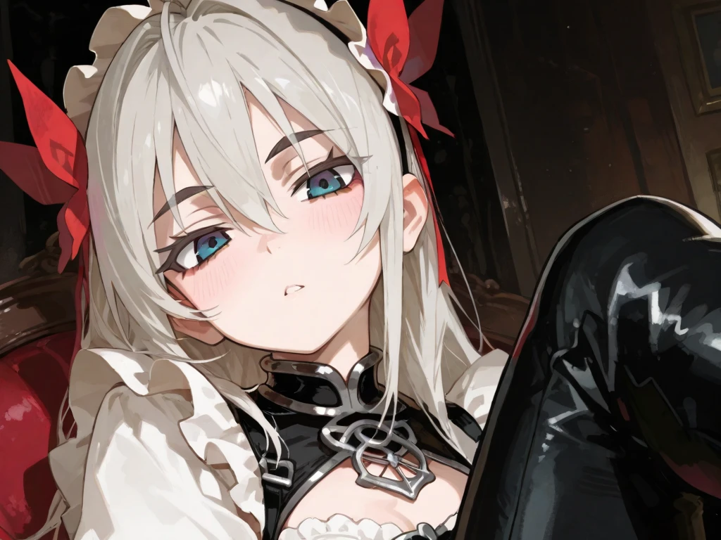 Slave Collar,(Lock),padlock,((red blindfold)),(gag),Cute little ,Tiny ,Small girl,,Childish face, Very fine clean face,Top quality,(Dark Room), Subtle light, Natural light,Soft lighting,Light from directly behind, (Are standing),Front view,Black background