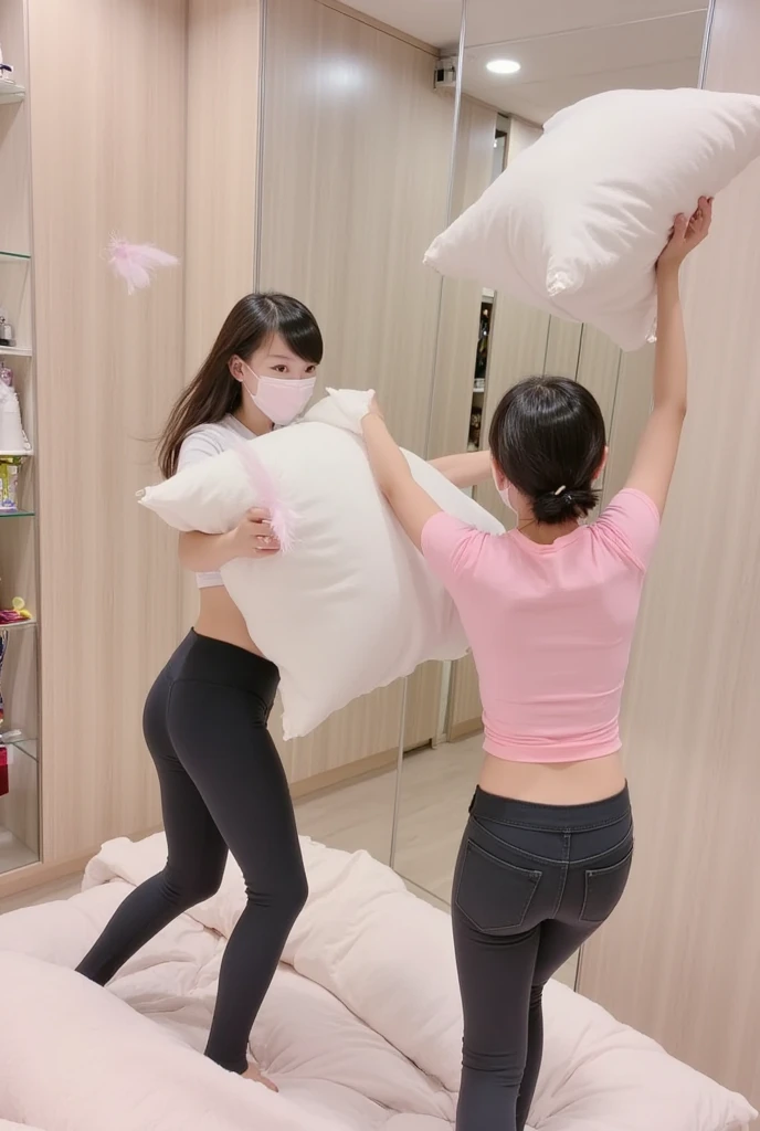 Masterpiece of ExtremelyDetailed (ProfessionalPhoto:1.37) PUNIPUNI (((5 MILF hiding face))), All the girls' butts were aimed at the camera, { Standing on your feet | Stooped }, { In the room | Spanking | Lie on the couch}, {(((HiddenFace))) | (((MaskedFace)))}, (Acutance:0.85), LifeLike Rendering, BareLeg, RoundlySkinnyButts, Radiant FineSkin with Transparency { (Skinny Panties) | Skinny wear | Sexy Room wear | Clearly Visible the shape of Butt | Ass visible through thighs }, (SFW:1.6)(BokeH:1.4), {HiddenHands|Corrected BabyLike Hand}, { (Don't look back) },