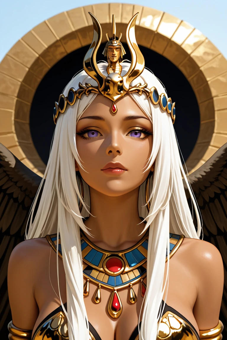 ((Лучшее качество)), ((шедевр)), (подробный), The naked goddess of Egypt