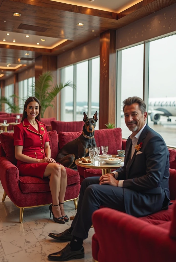 There are many wealthy people, Happy future city，Have pets, Different luxury cars, there are different types of people, Live together, There is a male protagonist