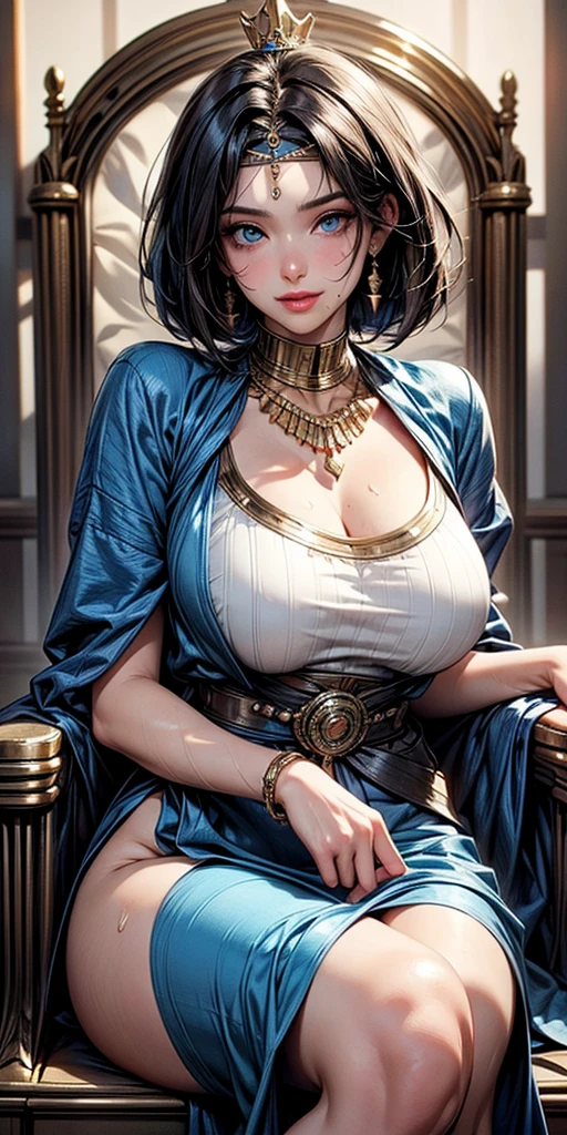 (((beautiful))),mary,blue sweater, white jacket, cropped jacket, long sleeves, open clothes, ribbed sweater, armband, huge breasts,(((shiny skin))), ((intricate details)), hdr, ((intricate details, hyperdetailed)), cinematic shot, walkin in the street, vignette, ((art by alphonso mucha))