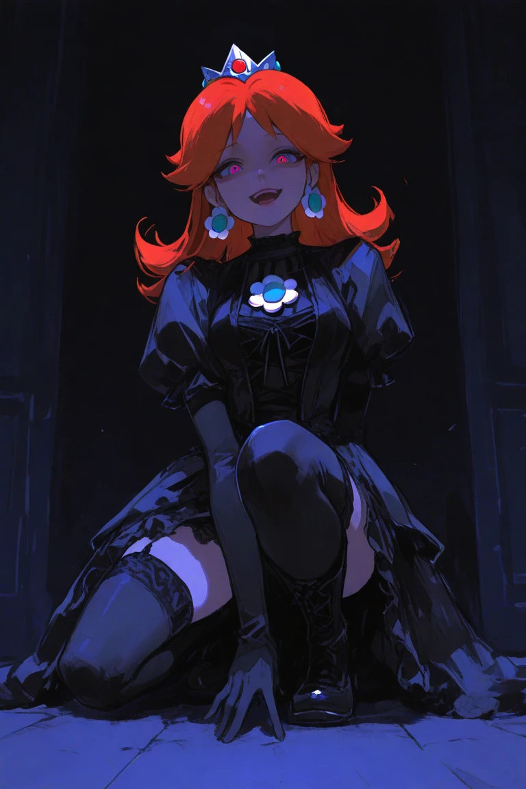 Anime boy with blonde hair and blue eyes, Medieval black dress, castle hall, night, black sky, medieval, old town, perfect face, ultrasharp, 8k, masterpiece, seductive boy, perfect eyes, full body