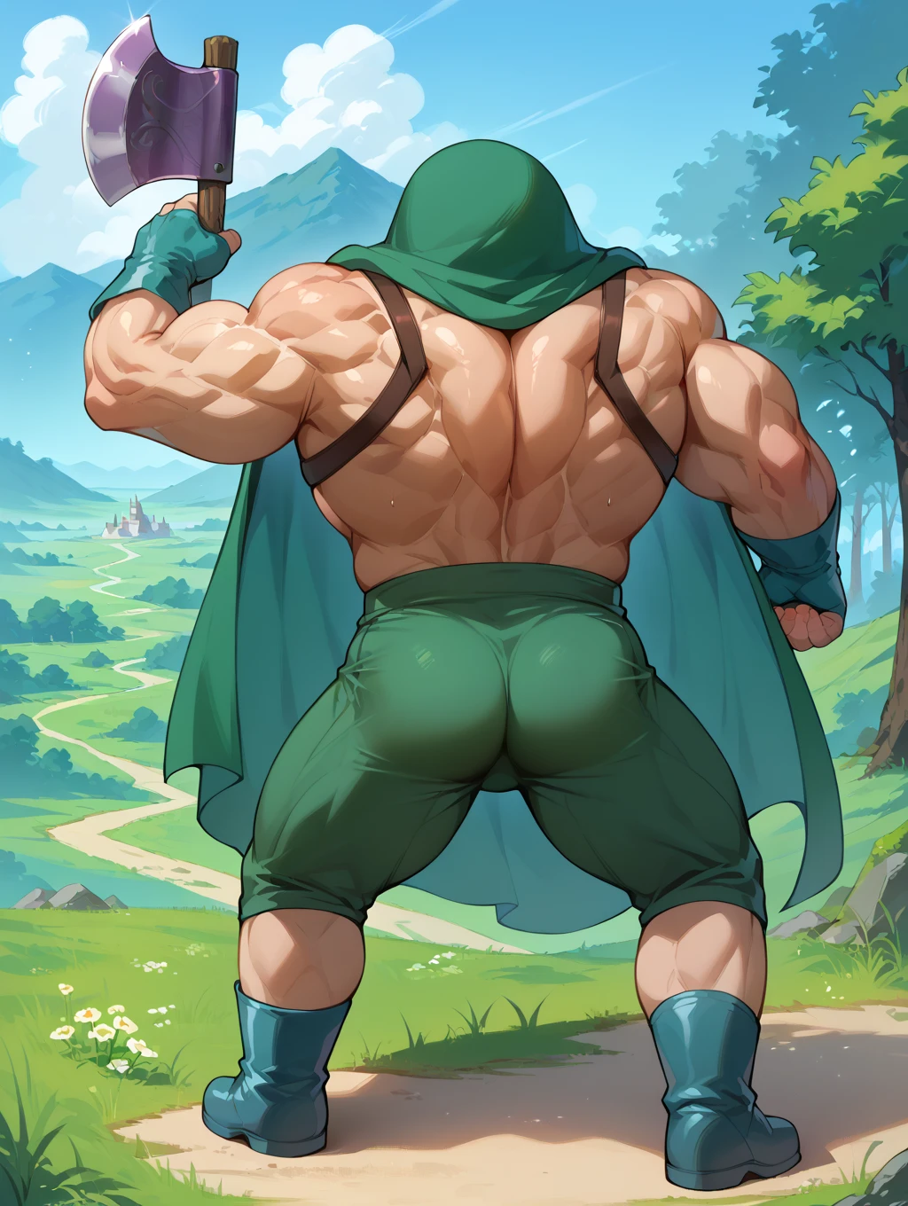 ((Naughty and adventurous adult Robin hood wearing lewd erotic clothes, hat and tight leggings showing his dick bulge line:)), ((dick inside spandex leggings:0.3 )), gangbang, (robin hood inspired setting), NSFW, hentai, porn, ((concept inspired by Robin Hood: Men in Tights movie)), ((tights kink)), ((bouncing bulge)), ((huge erection inside his leggings pantyhose)), ((showcasing his thick thighs in tights)), ((friction inside his tights)), ((adventurous Robin hood running in forests from bandits)), (((erect dick under leggings focus))), ((sexy tight leggings emphasizing erect cock underneath them)), ((bottom thighs view focus:0.2))