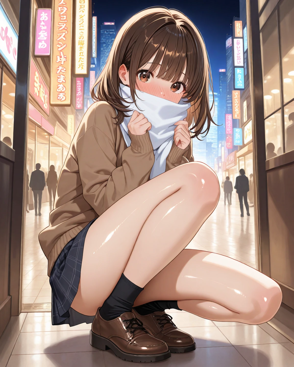 hightquality、hight resolution、realisitic、Raw foto))"""External characteristics(Flat Chest 1.7)(貧乳1.5)(Small Chest 1.5)(Outward bouncing hair 1.5)(Twister: 1.7))"""Idade(10yaers old、Cute little sister、Neat and clean sister、Defenseless sister)"""figura(tatsumaki(Details of eyes and face: 1.0)) """ scenario(Inside a very crowded subway car) """ The clothes ar(Naked:1.4)Completely 1.4) """ action((Peace Sign 1.5)Hide your breasts with a towel 1.2) "" " state((huge smile)(Happy look)) """ Background with(VERY crowded subway train interior detailed background) """Angle(frombelow、the whole)
