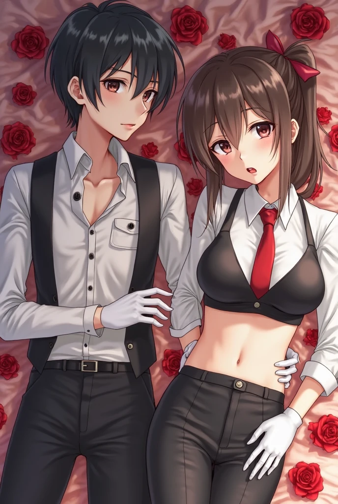 a father ( a he had been brainwashing by his secondson ,crossdressing , wife of his secondson, wear sexy lingerie,10 years ago.has marital life with his secondson ,)