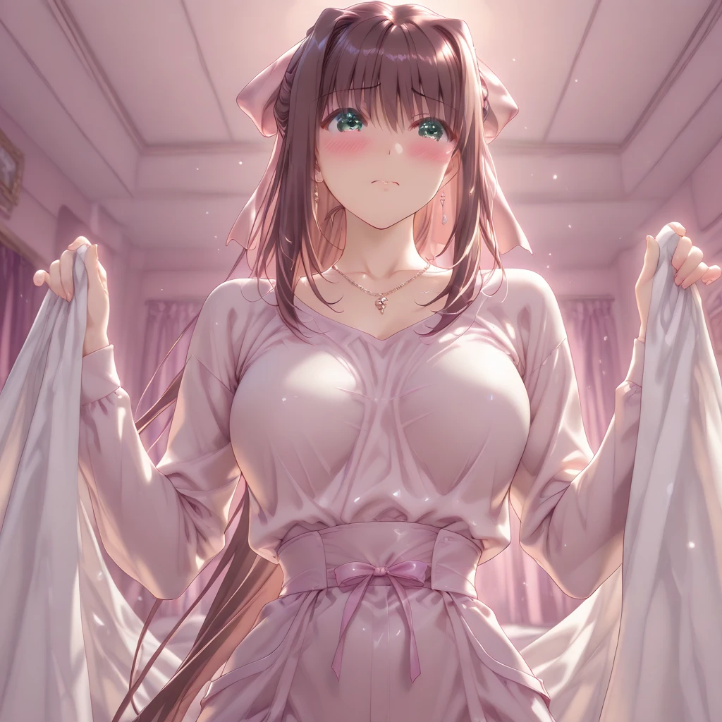 (((((Best Quality, 8K, 32K, masterpiece, 1.2)))),{{solo}},((nsfw:1.5)),{{{Character reference: Nikke's Diesel:1.5}}},((perfect beautiful face:1.2)),  sitting on sofa, ((A man putting soap cream on her public hairs of crotches and removing her public hairs together with cream, removed public hairs with cream:1.3)), leaking pussy juice from, high quality of vagina, vivid pussy ,((a lot of public hairs:1.3)), embarrassed,