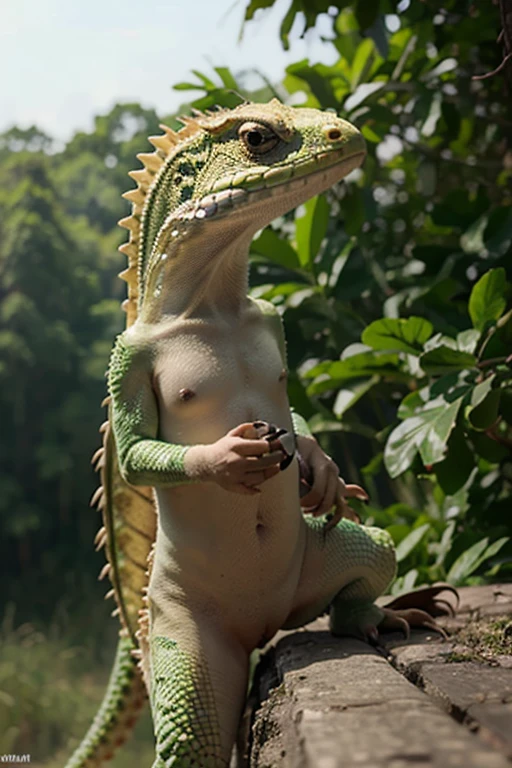 (crusch, young female, lizard, scalie, tribal markings, (flat chest, flat chested:1.2), nipples, capelet, necklace, bracelet:1.2), (by ratte and nuzzo and kenket:0.7), realistic scales, real, detailed, (detailed scales, scalie, scalie body:1.2), (albino, white scales, slightly transparent scales, pink eyes), furry, anthro, best quality, professional photo, photorealism, high quality, volumetric, ray tracing, HDR, 4K, 8k, absurd res, realistic, max shading, ((masterpiece)), <lora:crusch-v1-128-ye18:1>, (sitting in a tribal hut:1.2), <lora:epiNoiseoffset_v2-pynoise:1>, (portrait, close up),