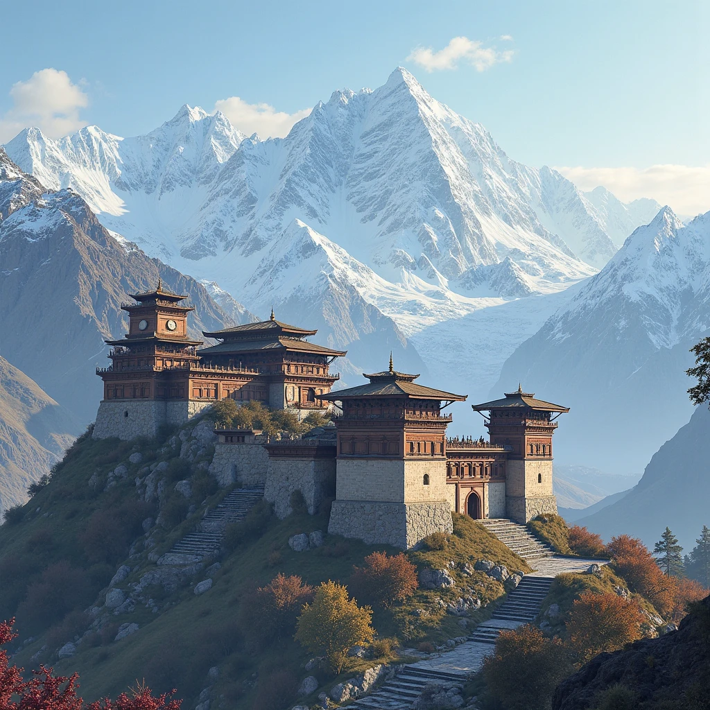 [Insert Image: Baltit Fort with snow-covered Rakaposhi in the backdrop ...