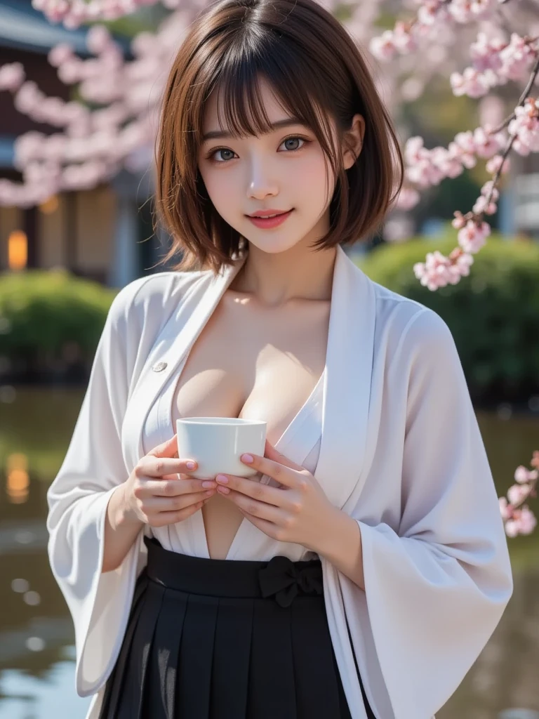 (masutepiece, Best Quality:1.4), Beautiful face, 8K, 85 mm, absurderes, ((Dark bedroom in the hotel))、(Wearing a thick white bathrobe:1.4), ((cowboy shot:1.5))、((Shot from below:1.4))、((udder of medium size:1.4))、violaceaess, gardeniass, Delicate girl, Solo,(((Layered Haircut:1.5)))、((sitting in the couch:1.4))、((drinking wine:1.4))、Night, Looking at Viewer, Upper body, Film grain, chromatic abberation, Sharp Focus, face lights, Professional Lighting, Sophisticated, (terrified expression、Shout:1.4), (Bokeh background:1.2), Detail Face、