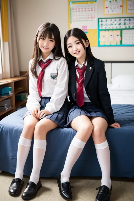 8K, RAW portrait of (japanese woman),masterpiece、Photoreal:1.3、realistic, ultra high resolution, highest quality, real life photos ,( When evening comes :1.1),
((((2 girls:1.5)))), (((Two girls showing off their panties in the room)))、((Lie down on your back:1.5))、(beautiful face:1.1)、日本の2 girls,((Two Japan High School Girls))、((2 real high school girls))、((Japan High School Uniforms:1.6))、In the classroom、 ((dark brown eyes:1.2))、(real skin texture:1.3)、(An immersive atmosphere:0.8、chiaroscuro:1.2) 、(look viewer:1.3)、((embarrassed look))、((blush:1.3))、((from belowの天井:1.2))、(smile:1.2)、((((wearing very small silk panties))))、((panty shot))、((Woman rolling up her skirt))、((from below:1.15))、((panties close up:1.49))、((spread your legs to the side:1.4))