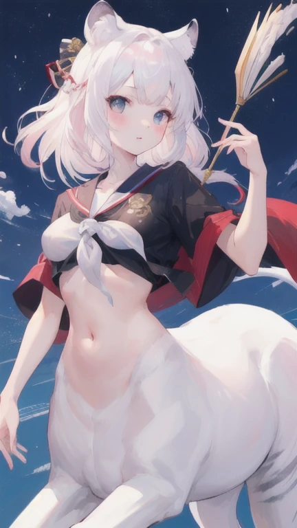 1girl, Okita Souji Alter, Fate/Grand Order, anime style, ultra realistic, ultra realistic, high detail, sexy, beautiful, exposed skin, slender, exposed breast, nipples, nude, moon, stars, absurdres, high res, ultrasharp, 8K, UHD, retina, masterpiece, accurate, anatomically correct, textured skin, super detail, high details, high quality, award winning, best quality, high res, looking at viewer, detailed eyes