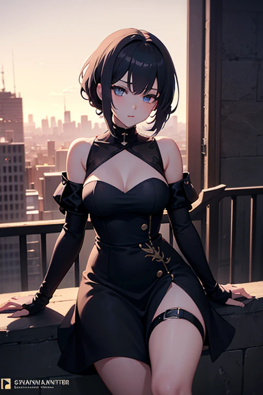 masterpiece, Highest quality, City skyline