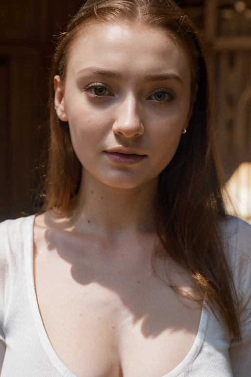 Young American Woman, pale skin