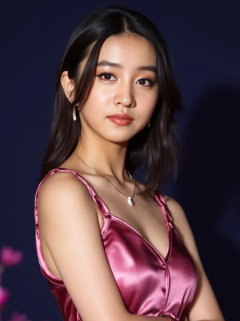 ((Highest quality、16K、masterpiece:1.3))、1 Beautiful Woman:1.3、Rear View、Butt、(Long dark brown hair)、(Highly detailed face and skin texture、Detailed eyes、double eyelid、Detailed eyes)、(Purple lace bikini:1.2)、(Please kneel down)、(bed)、Sharp focus:1.1、Whole Body Ezbian、35mm lens、From below