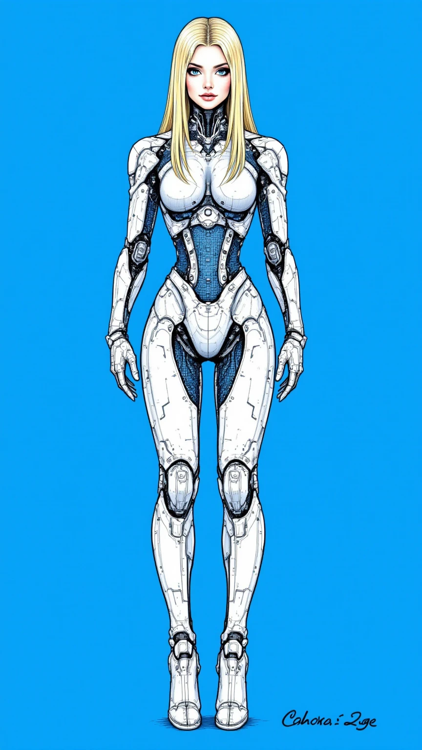 8k ((full body view:1.4)) (large eyes:1.3), defined cheekbones, 1woman, ((woman has no face, ((sleek silver bodysuit:1.6)) (detailed face:1.5), silver skin,(puffy lips:1.5) (silver skin:1.6), (bald woman:1.7), (skinhead) ((stands confident)),(Muscular:1.3), ((gigantic breasts:1.5)) ((side view:0.6)), )highly detailed, majestic, digital photography, art by artgerm and ruan jia and greg rutkowski, ((metal wings on back)), (masterpiece, sidelighting, intricate details