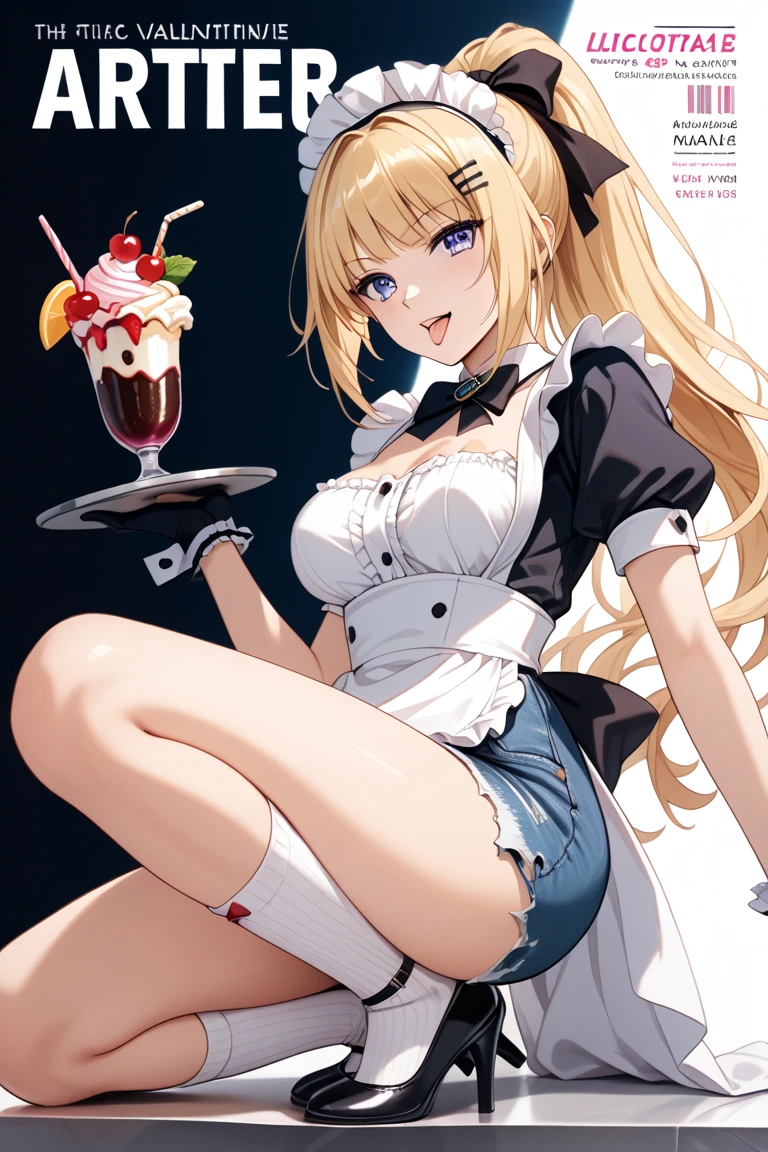 Best Quality, kirisame marisa, petite body, look at me affectionately, Thunderleg, Sip tea in a casual café, Sparkling eyes, small tits, kawaii
