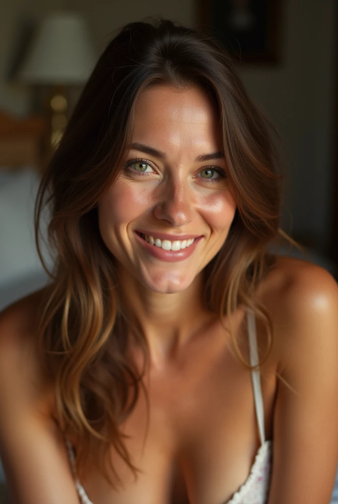 Mature woman looking at camera, 40 years old having sex, full body sex , nipples out, camel toe, DSRL camera, 50mm or 85mm lens with f/1.4 or f/2.8 aperture, ISO 100-400