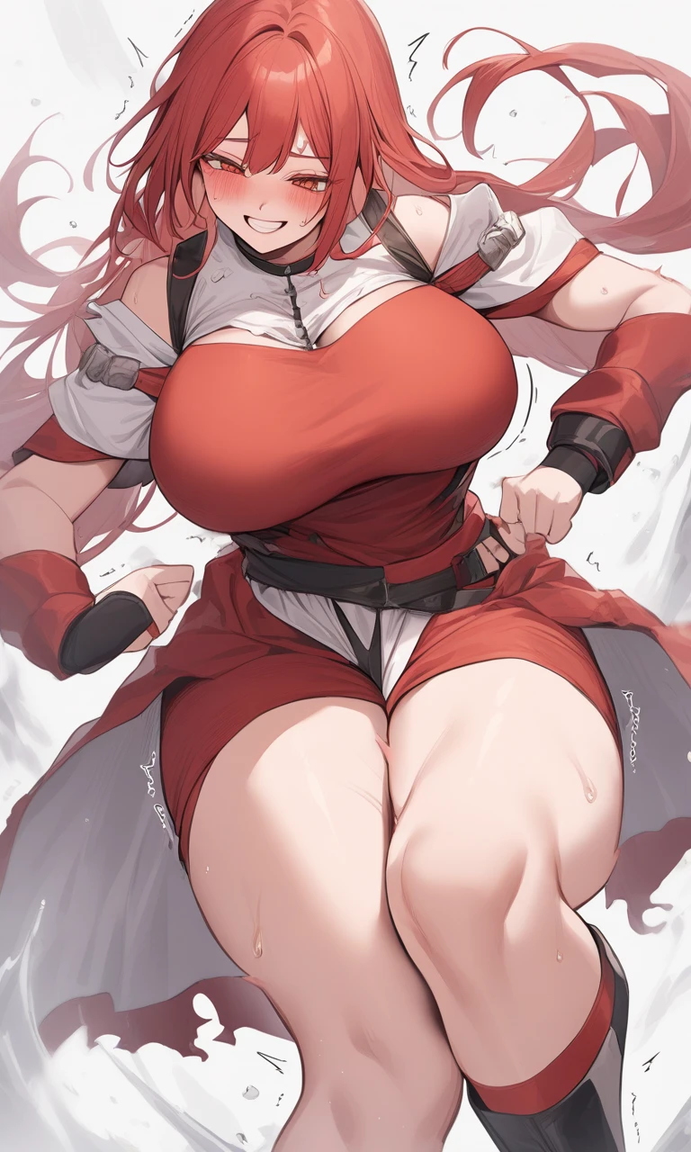 raffe woman in a red dress posing on a street, heavy looking, thicc, giantess art, highly detailed giantess shot, thick body, massive legs towering over you, muscular ultraviolent woman, powerful and huge, hyperrealistic full figure, exaggeratedly large physique, large muscles, extremely detailed giantess