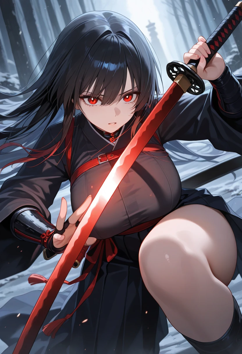 Aggressive Pose、Kunoichi、Female Ninja、Hardcore、Nipples、、Raped by a male ninja、Blowjob、Penis insertion、Pussy、Covered in semen、mole、Girl、Girl、Short、Younger、Baby Face、flat chest、Displeased、Ninja sword、violent、In the ninja house, forest, darkness, etc.、Dynamic Angle、masterpiece、best quality、ultra-detail、scar、Your clothes are torn、There are many male samurai、Sweat、Both eyes open