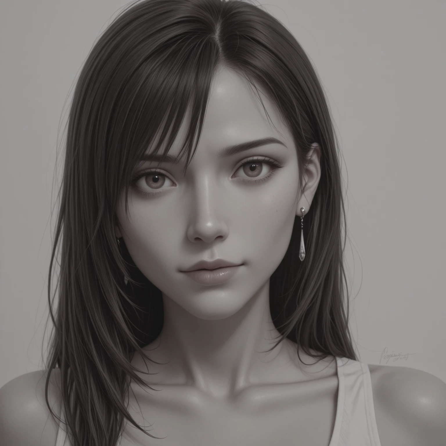 (Realistic:1.5), photo shot on Nikon D850, 16k, full body shot, masterpiece, Detailed, breathtaking, atmospheric perspective, diffusion, 80mm Sigma f2, depth of field, film grain, (((high resolution))), (((extremely detailed))), (cute woman, greyscale photo), little smile, sweet, (ultra-detailed), looks like Emily Jane Browning, sexy, pleasure, (in the dark mystic forest), (detailed eyes), (lifelike skin texture), slim physical, by Steve Hanks, looks at viewer, cinematic light, depth of field, dark fantasy unrealistic background), (freckles:0.5), detailed intricate eyes, depth of field, 35 mm, analog photo style, dark atmosphere, messy hair, most small details, hair ornament