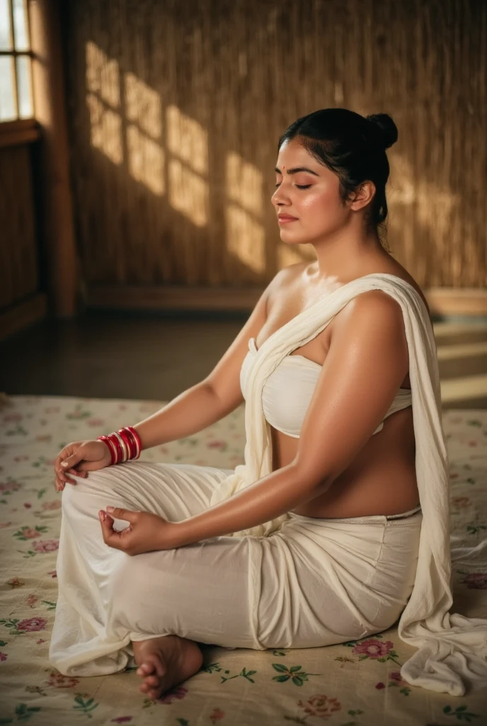 Brazilian woman 30 years kneeling submission, roupas Sado , corda shibari,