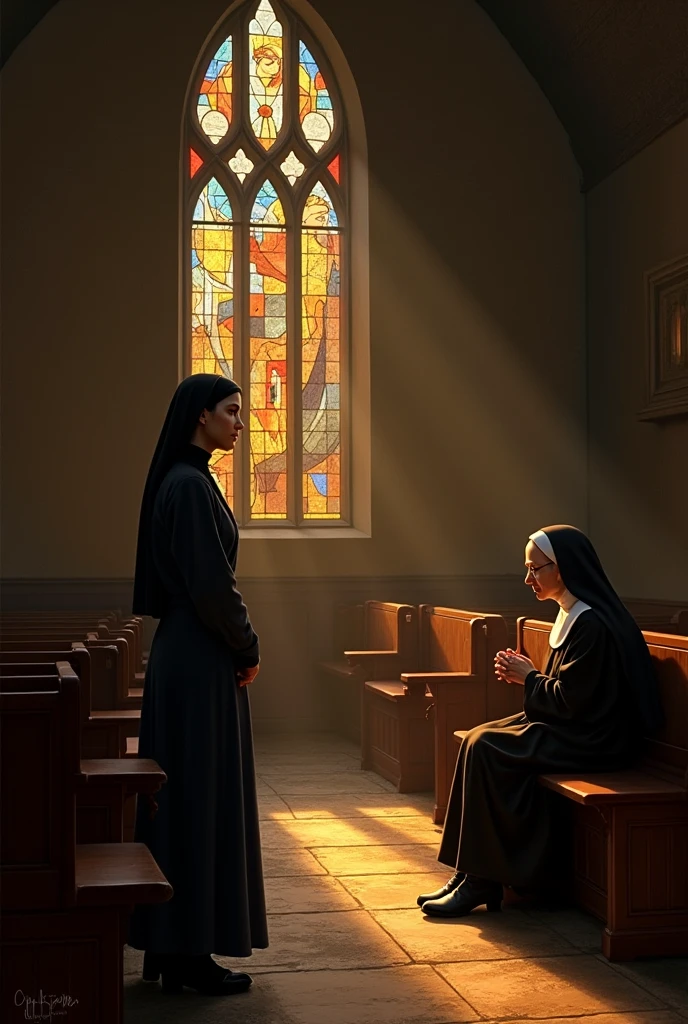 "Description: Illustrate a serene scene where believers are immersed in prayer, worship, and studying scripture, indicating their focus on spiritual growth and relationship with God. They could be in a church, a peaceful natural setting, or a quiet room.
Details: Use soft, tranquil colors to create a sense of peace and devotion. Include elements like open Bibles, prayer hands, and gentle rays of light from above. This visual should highlight the importance of spiritual priorities in the lives of believers."