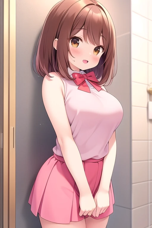 Ochako Uraraka (curved thighs), (huge breasts, 
