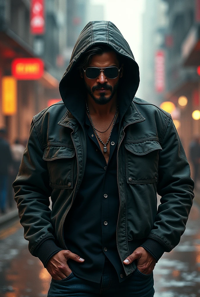 realist:1.3,( fotorrealist, 8k, RAW Photos, Premium quality, masterpiece, epic lighting. close up, Centered image), (foreground),((1 beautiful man, self-confident, well-formed muscles, post-apocalyptic, guerrero, Perfectly detailed face and body, (foreground), rainy scene, poor lighting due to rain, face and body wet from the rain,lightning lighting, dynamic pose, beautiful and detailed hair, Leather Clothes))