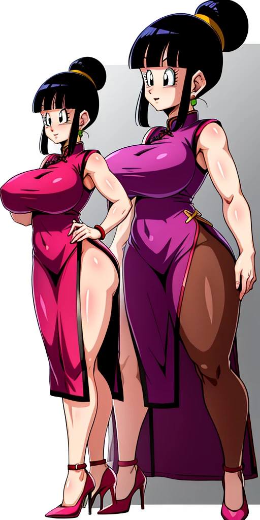 (masterpiece, best quality), best resolution, (3heads:1.3), Shuten, gigantic penis with gigantic balls, gigantic muscular body, full body.