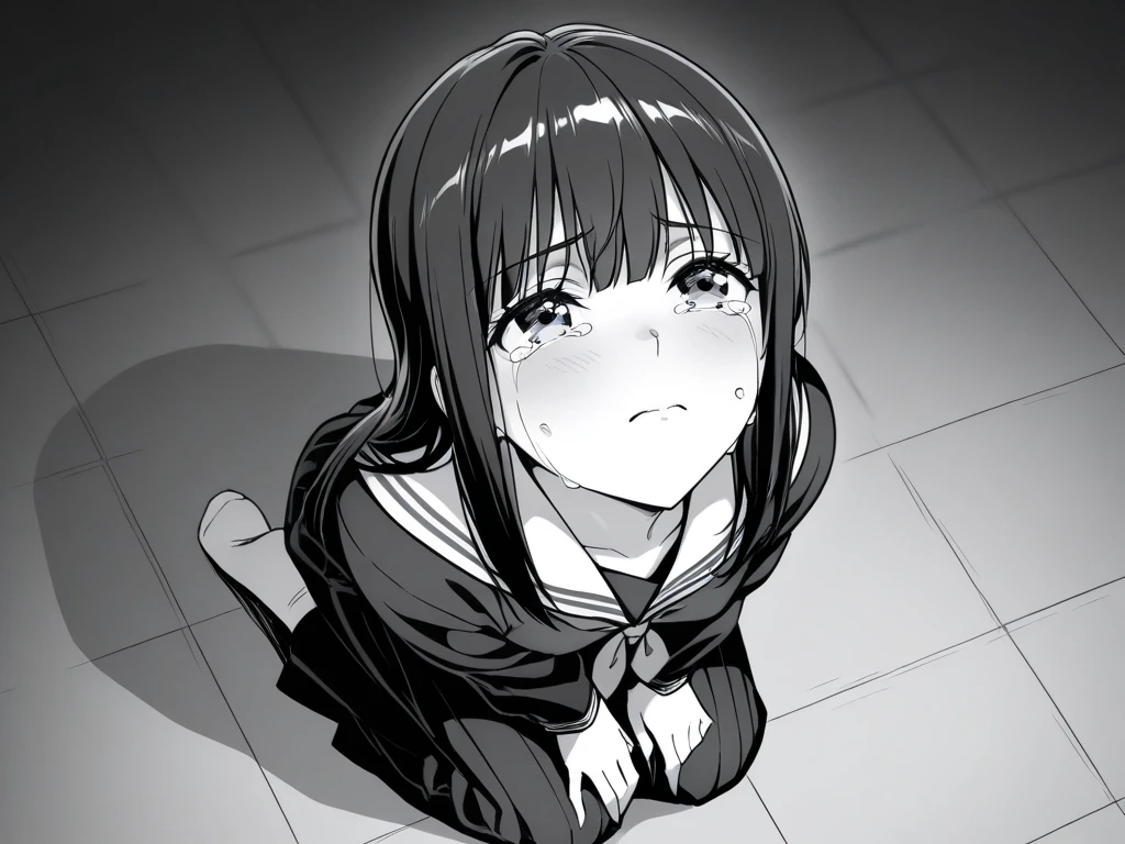 naughty man, shy, downward gaze, semen on face, rabbit clothes, messy black hair, all-body, sitting down, nervosa, horror vibe, darkness, round of black rabbits, scared, or dripping with cum, Dick, mouth with cum dripping down to the chest
